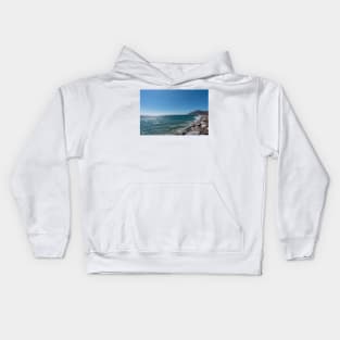 Scenic Point Mugu vista on a clear sunny day, California Kids Hoodie